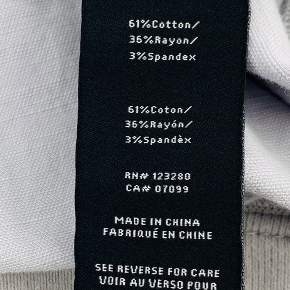 Travis Mathew Mens 2XL Jacket Zip Front Light Gray Cotton Blend Casual - Picture 8 of 8